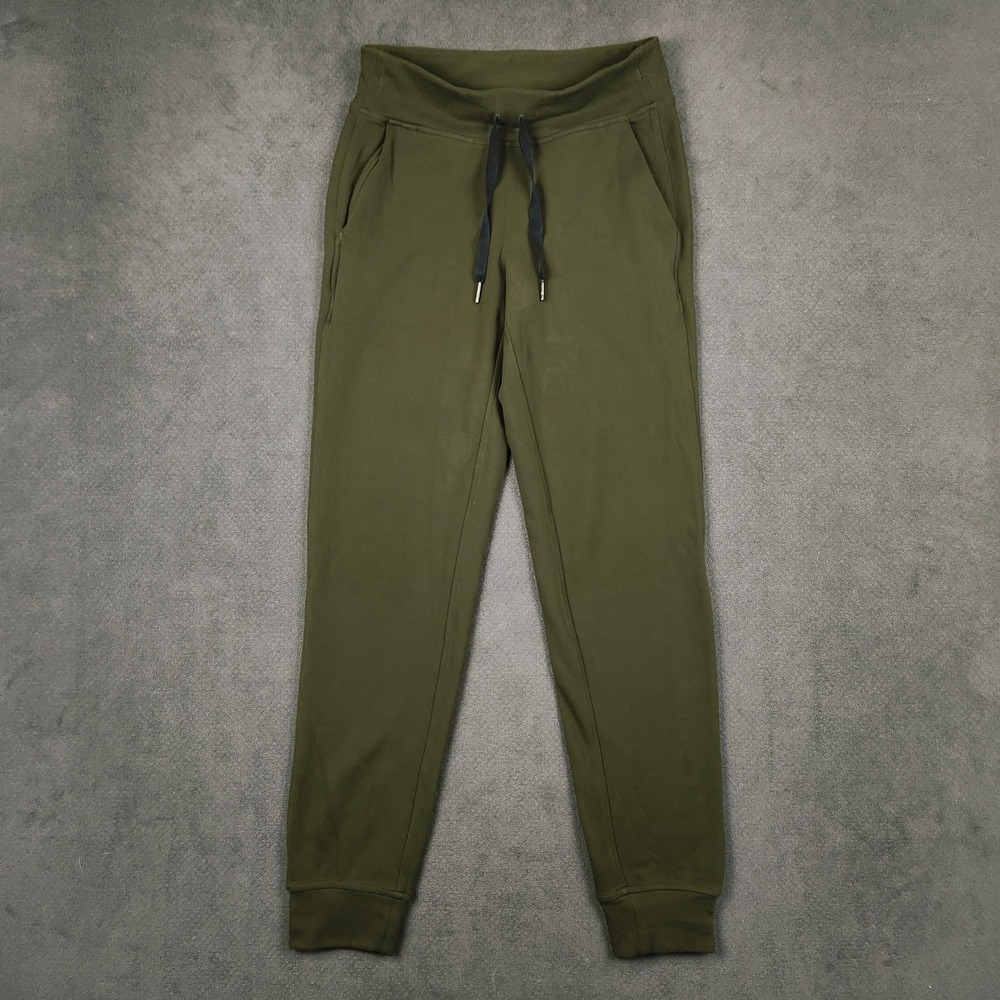 Lululemon Ready to Rulu Jogger Womens 4 Olive Green High Rise Nulu Sweatpants